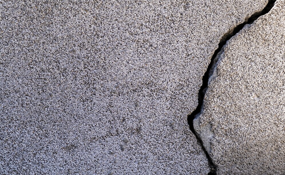 Damaged Concrete Driveway